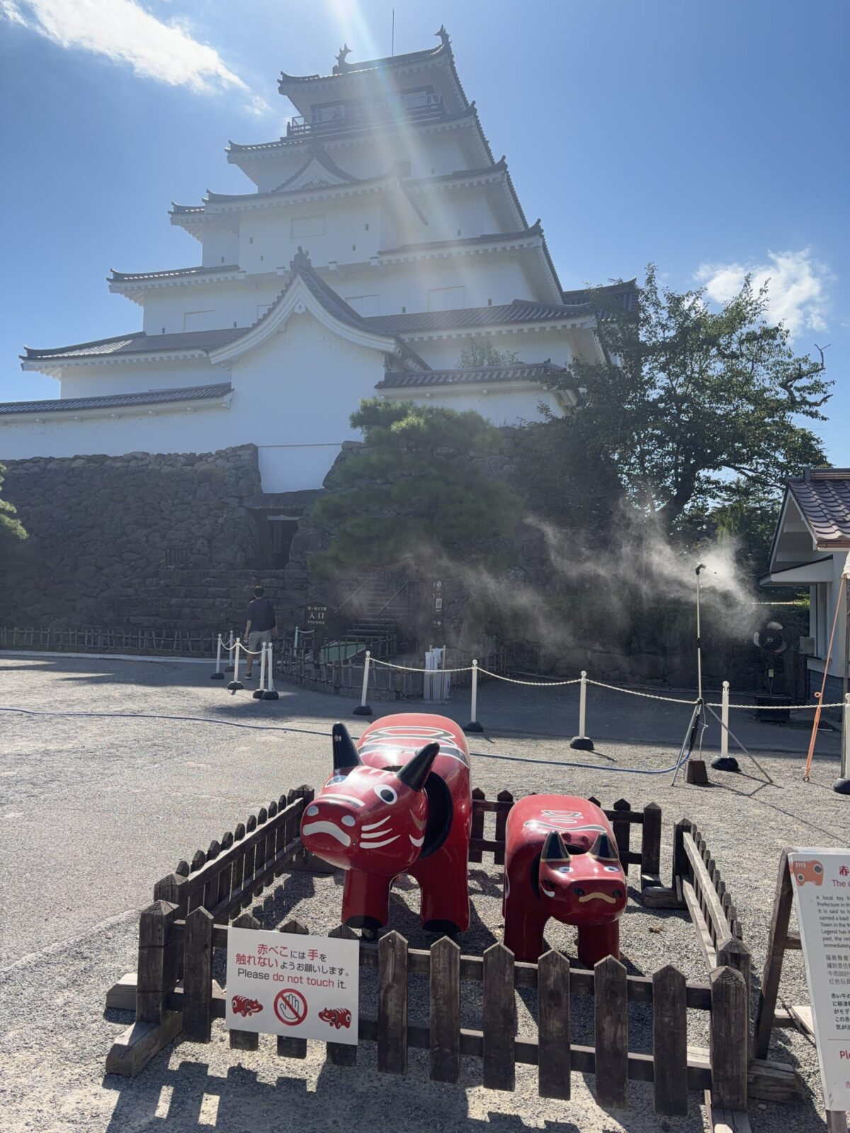 鶴ヶ城の撮影スポットは数か所あります